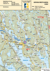 Svenska Flygfält 1. Source: KSAB Pilotshop www.pilotshop.se